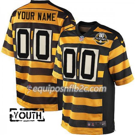 Camiseta Niño NFL Pittsburgh Steelers Personalizar Amarillo Negro